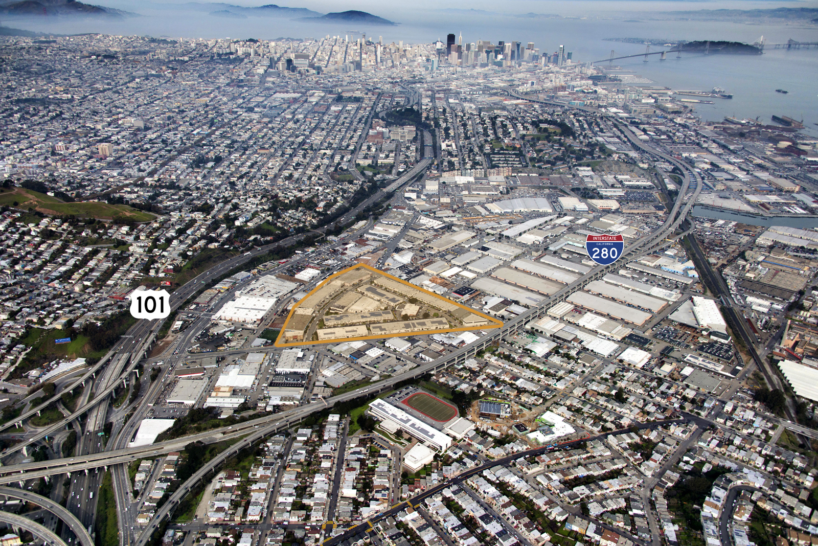 San Francisco Industrial Aerial